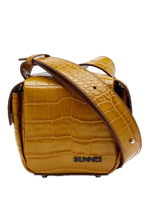 Sunnei Medium Shoulder Bag in Gold
