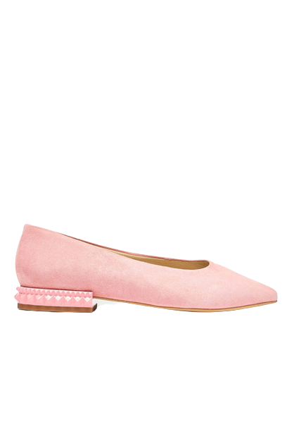 Calla Shoes Pippa Pink Suede Flats