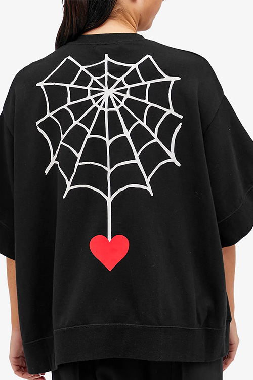 Undercover Black Spiderweb Love T-Shirt