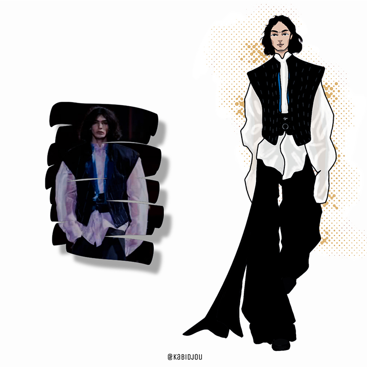 BYEOL Fashion Illustration by Kabidjou