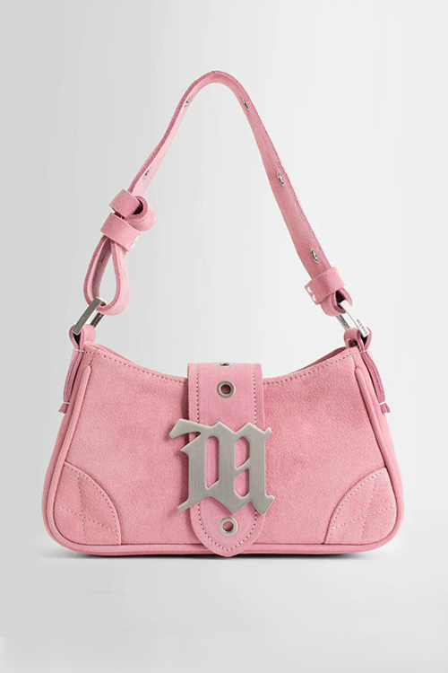 MISBHV Pink Suede Small Shoulder Bag