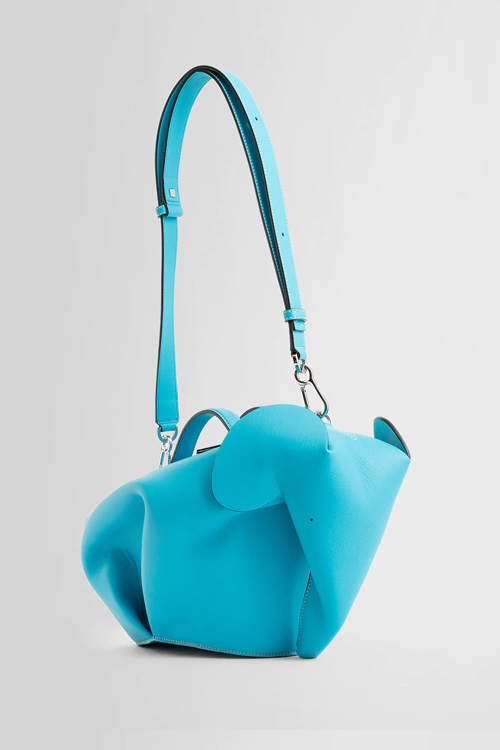Loewe Cyan Blue Large Elephant Bag
