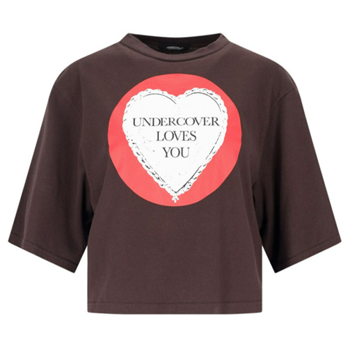 Undercover Brown Cropped T-Shirt