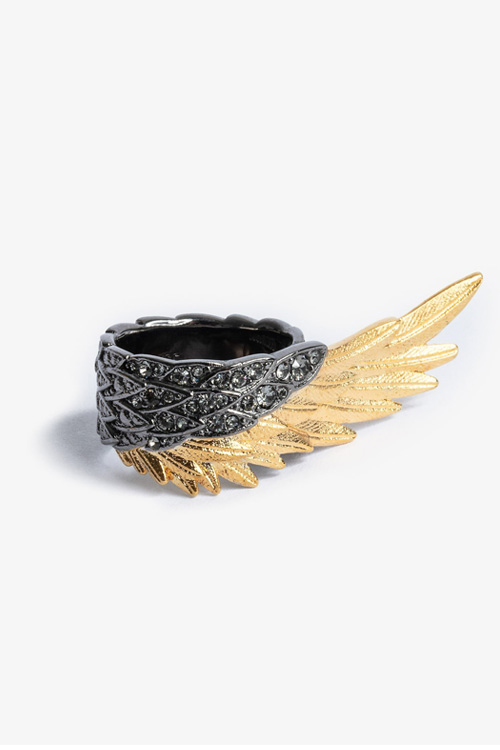 Zadig & Voltaire Rock Feather Spread Your Wings Ring