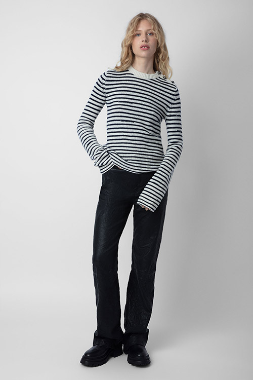 Zadig & Voltaire Wool and Cashmere Jade Jumper