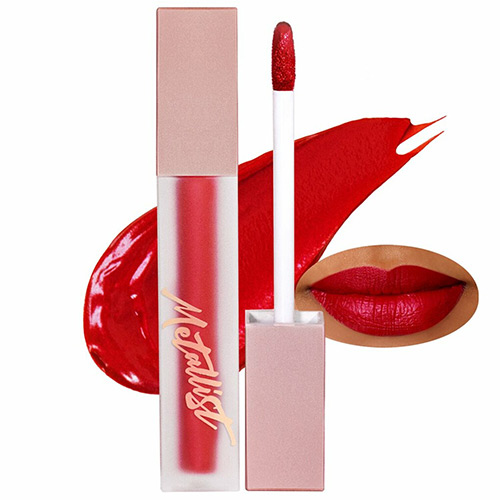 touchinSOL Metallist Matte Liquid Lipstick in Spicy Red
