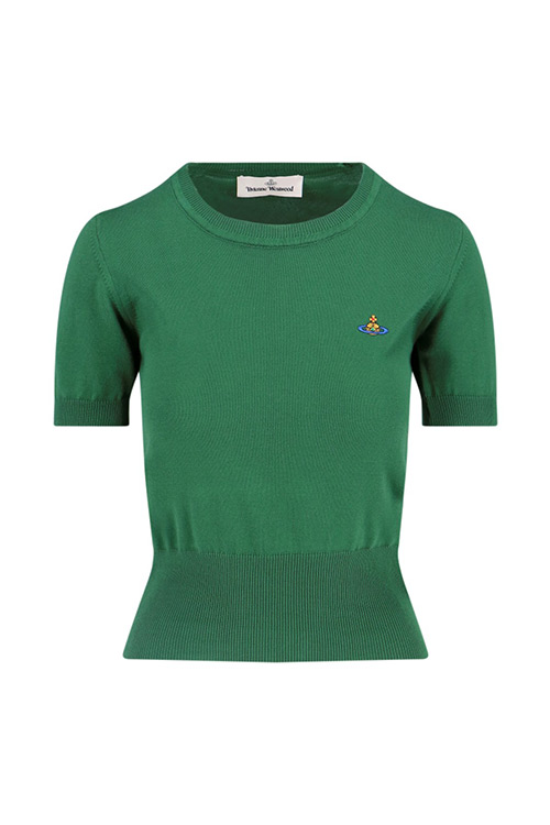 Vivienne Westwood Green Knitted T-Shirt