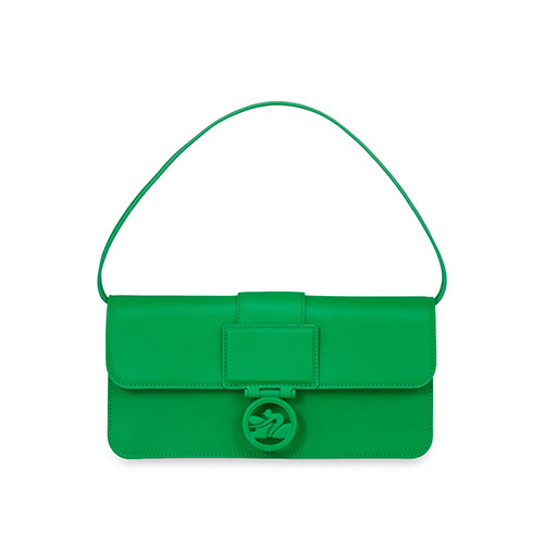 Longchamp Box-Trot Colors Green Medium Baguette Bag