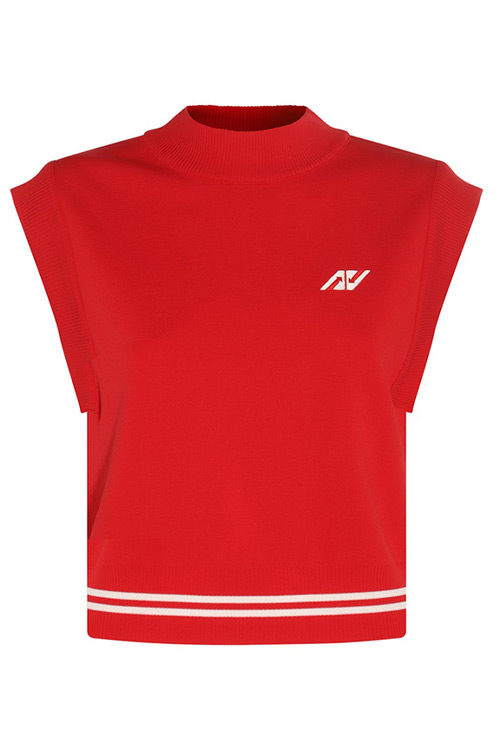 Autry Red Sleeveless Top