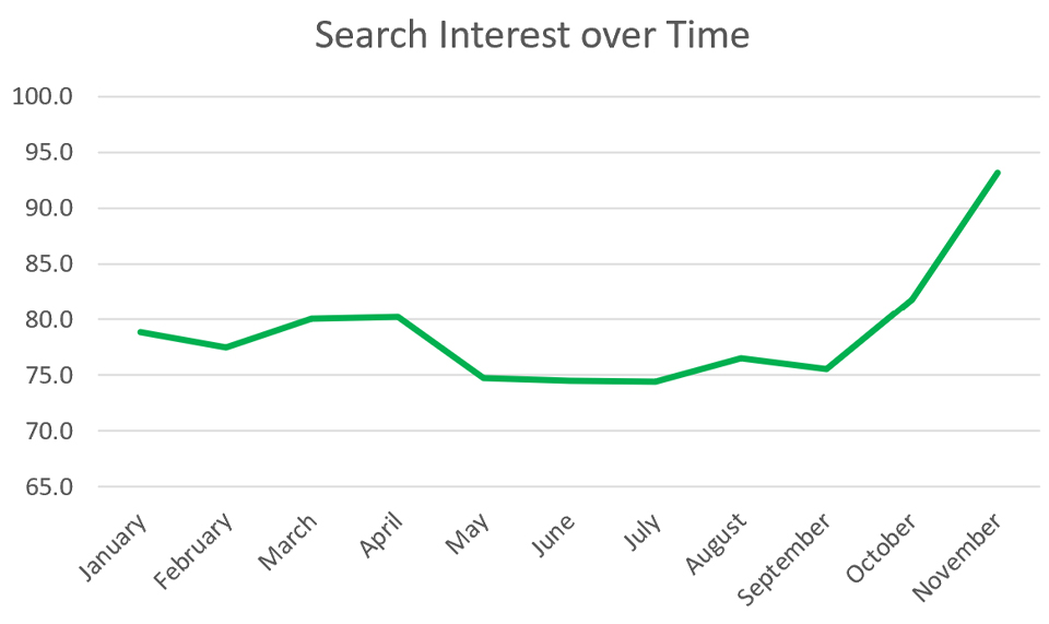 Google Search Interest 2023