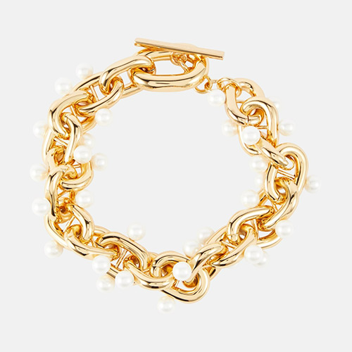Rabanne Embellished Chainlink Necklace