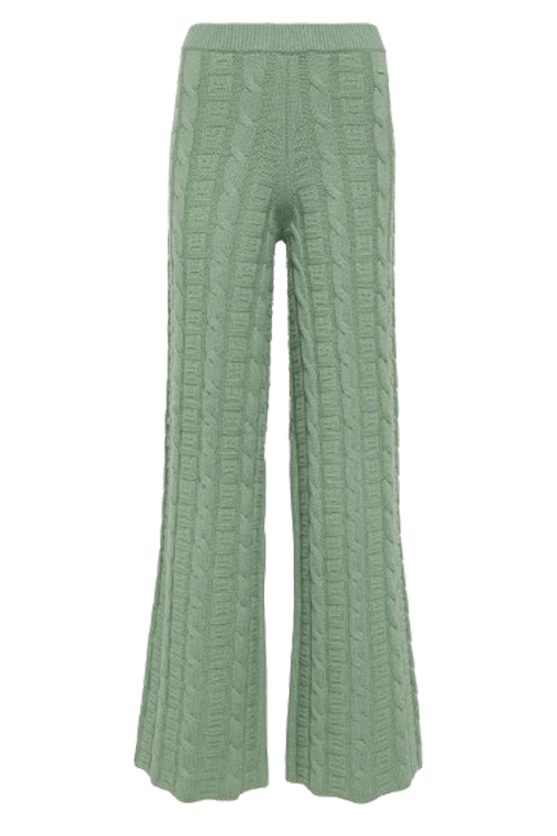 Acne Studios Kong Cable-Knit Wool-Blend Straight Pants