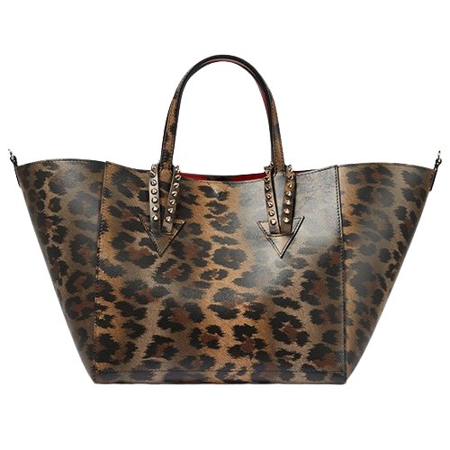 Christian Louboutin Cabachic Small Leopard-Print Tote Bag