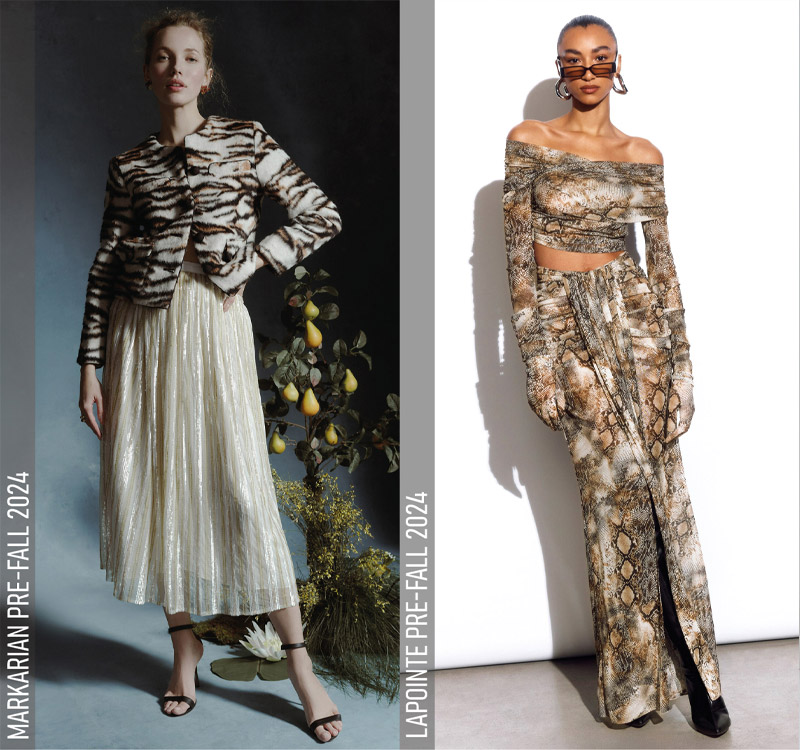Animal Print at Markarian Pre-Fall 2024, LaPointe Pre-Fall 2024