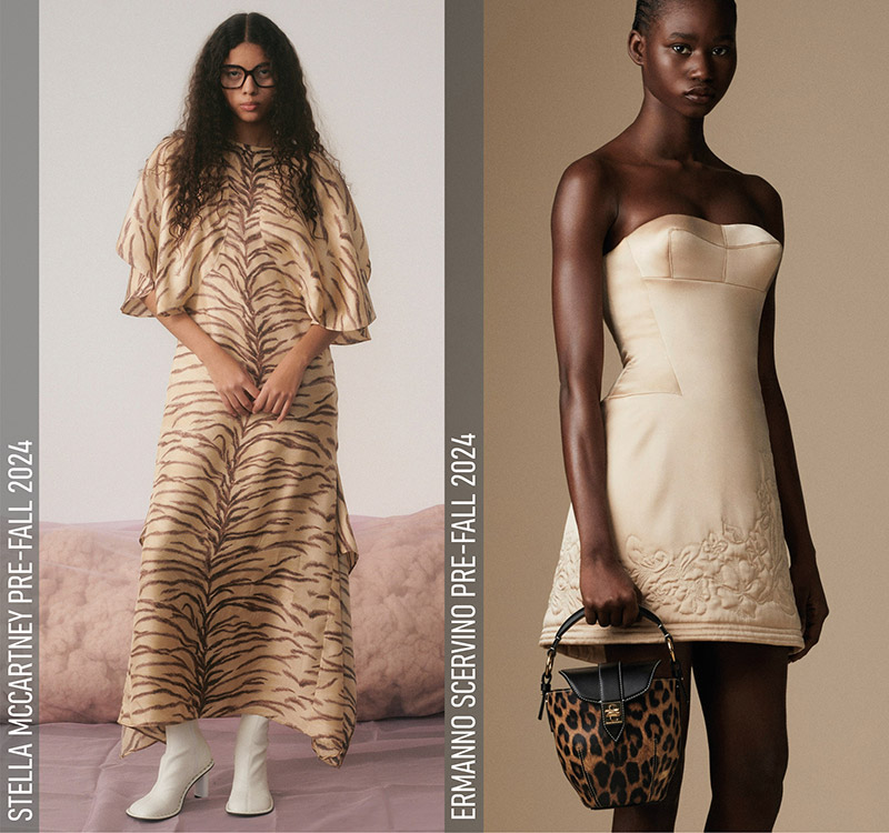 Animal print at Stella McCartney Pre-Fall 2024, Ermanno Scervino Pre-Fall 2024