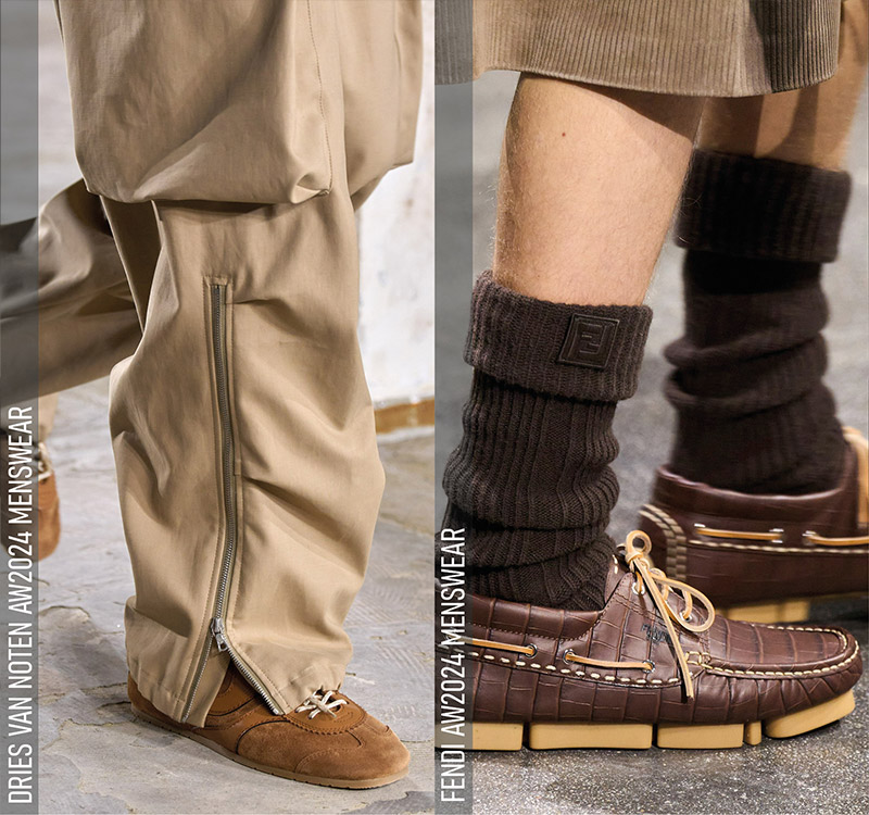 Grandpacore Shoes at Gucci, Tod's