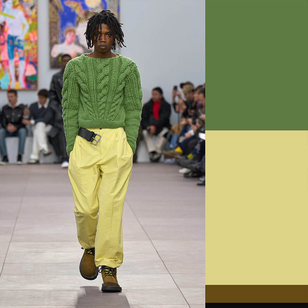 Loewe AW2024 Menswear Colour Palette