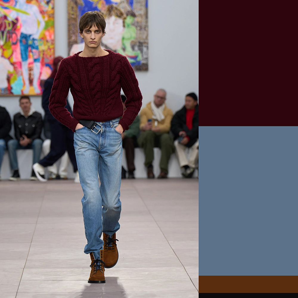 Loewe AW2024 Menswear Colour Palette