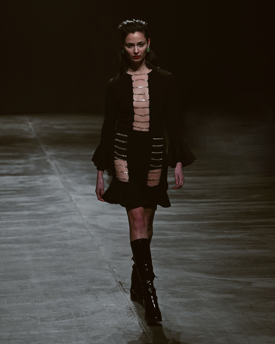 Marcel Ostertag AW2024 at Berlin Fashion Week Look 45; Runway Photography: The Fashion Fold