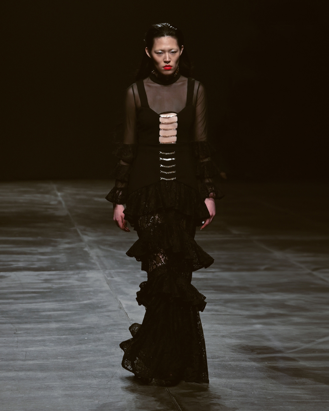 Marcel Ostertag AW2024 at Berlin Fashion Week Look 54; Runway Photography: The Fashion Fold
