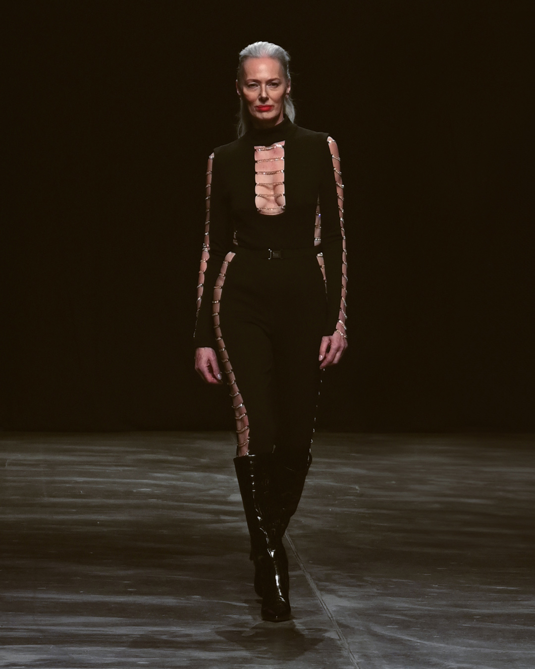 Marcel Ostertag AW2024 at Berlin Fashion Week Look 56; Runway Photography: The Fashion Fold