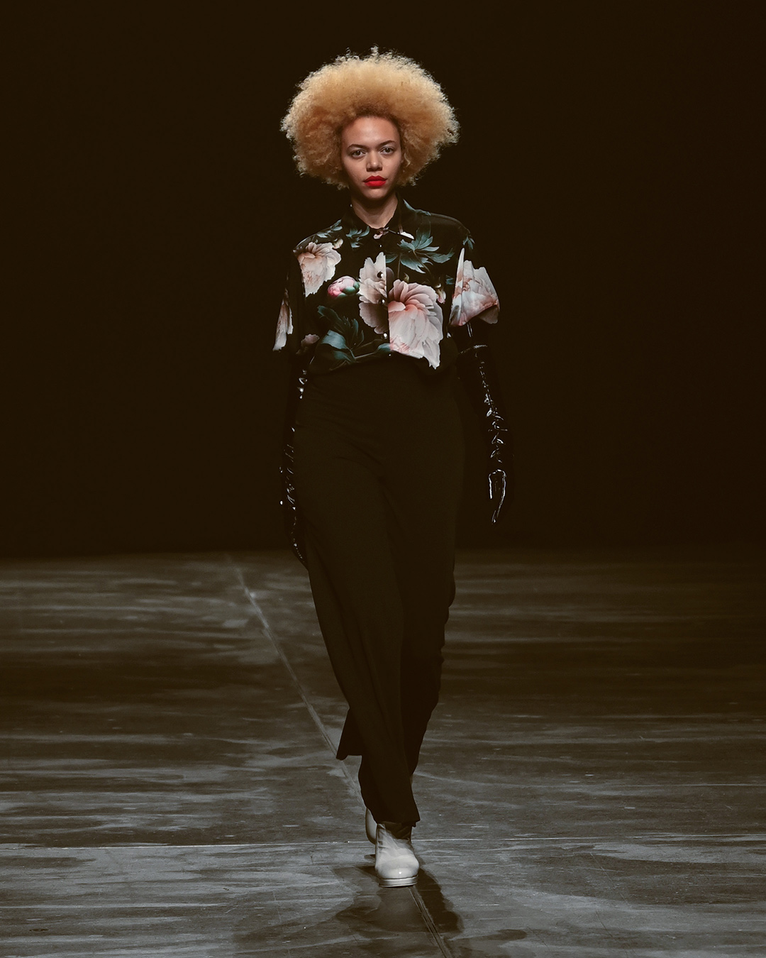 Marcel Ostertag AW2024 at Berlin Fashion Week Look 49; Runway Photography: The Fashion Fold