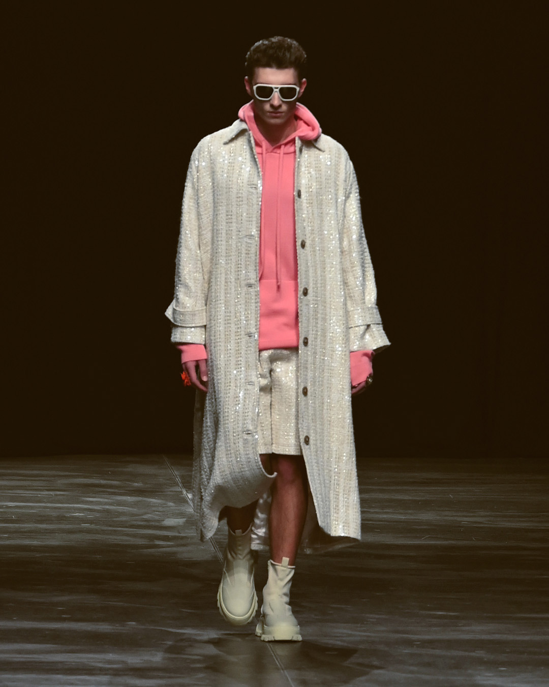 Marcel Ostertag AW2024 at Berlin Fashion Week Look 14; Runway Photography: The Fashion Fold