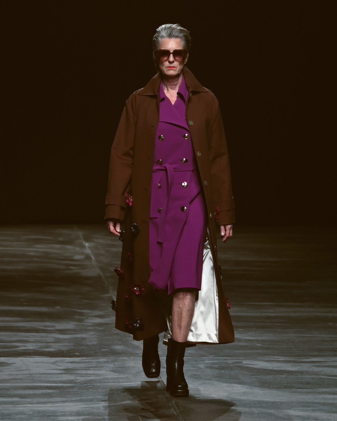 Marcel Ostertag AW2024 at Berlin Fashion Week Look 23; Runway Photography: The Fashion Fold