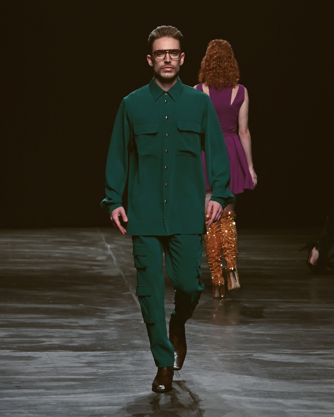 Marcel Ostertag AW2024 at Berlin Fashion Week Look 52; Runway Photography: The Fashion Fold
