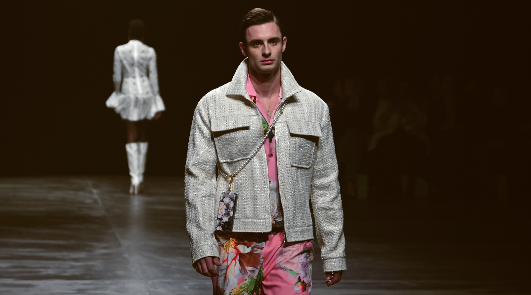 Marcel Ostertag AW2024 at Berlin Fashion Week Look 9; Runway Photography: The Fashion Fold