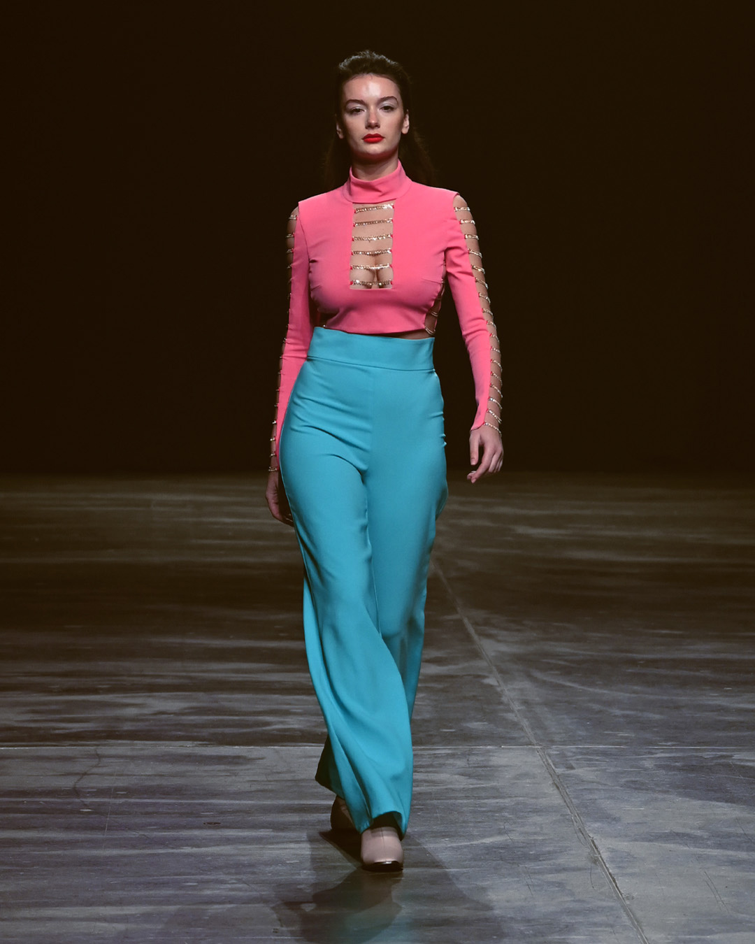 Marcel Ostertag AW2024 at Berlin Fashion Week Look 4; Runway Photography: The Fashion Fold