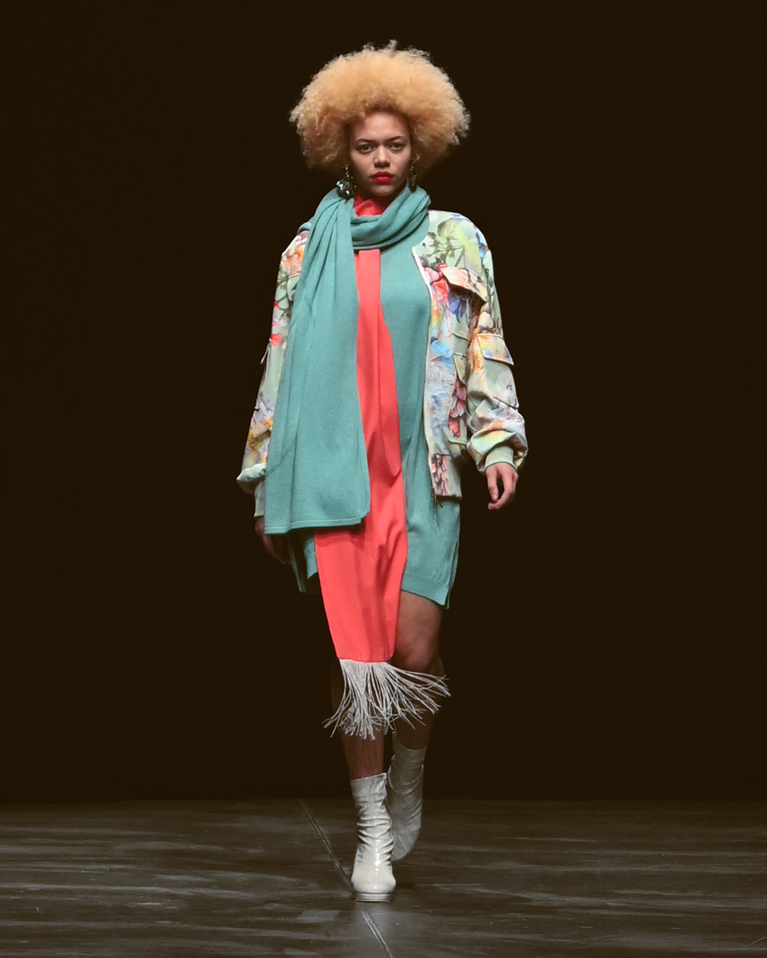 Marcel Ostertag AW2024 at Berlin Fashion Week Look 18; Runway Photography: The Fashion Fold