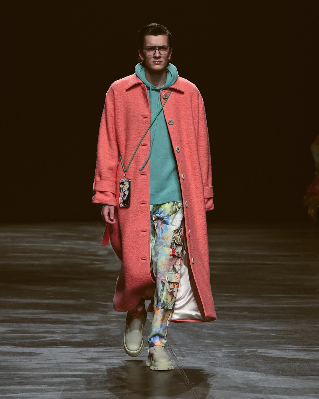 Marcel Ostertag AW2024 at Berlin Fashion Week Look 19; Runway Photography: The Fashion Fold
