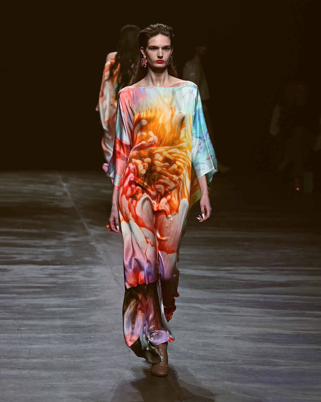 Marcel Ostertag AW2024 at Berlin Fashion Week Look 15; Runway Photography: The Fashion Fold