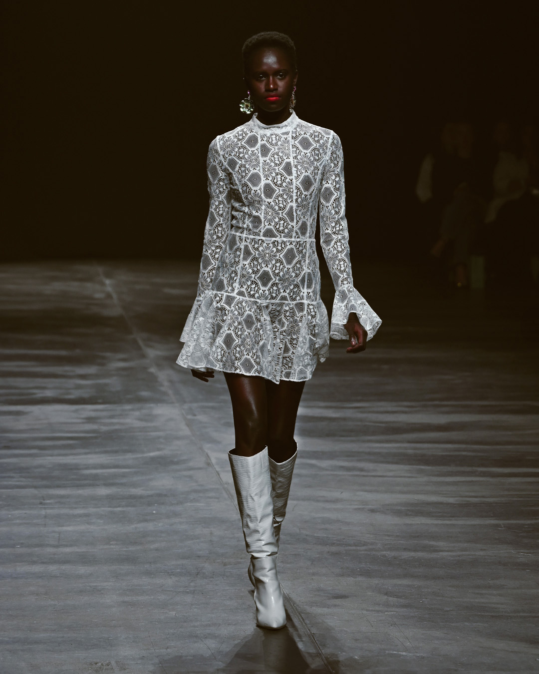 Marcel Ostertag AW2024 at Berlin Fashion Week Look 5; Runway Photography: The Fashion Fold