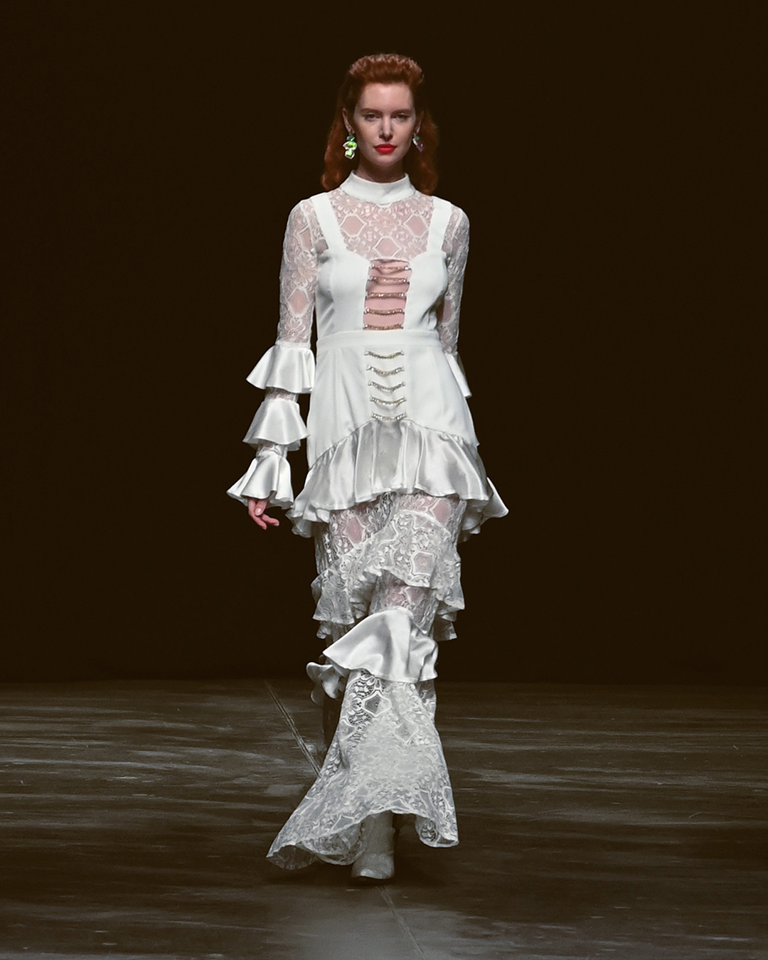 Marcel Ostertag AW2024 at Berlin Fashion Week Look 12; Runway Photography: The Fashion Fold
