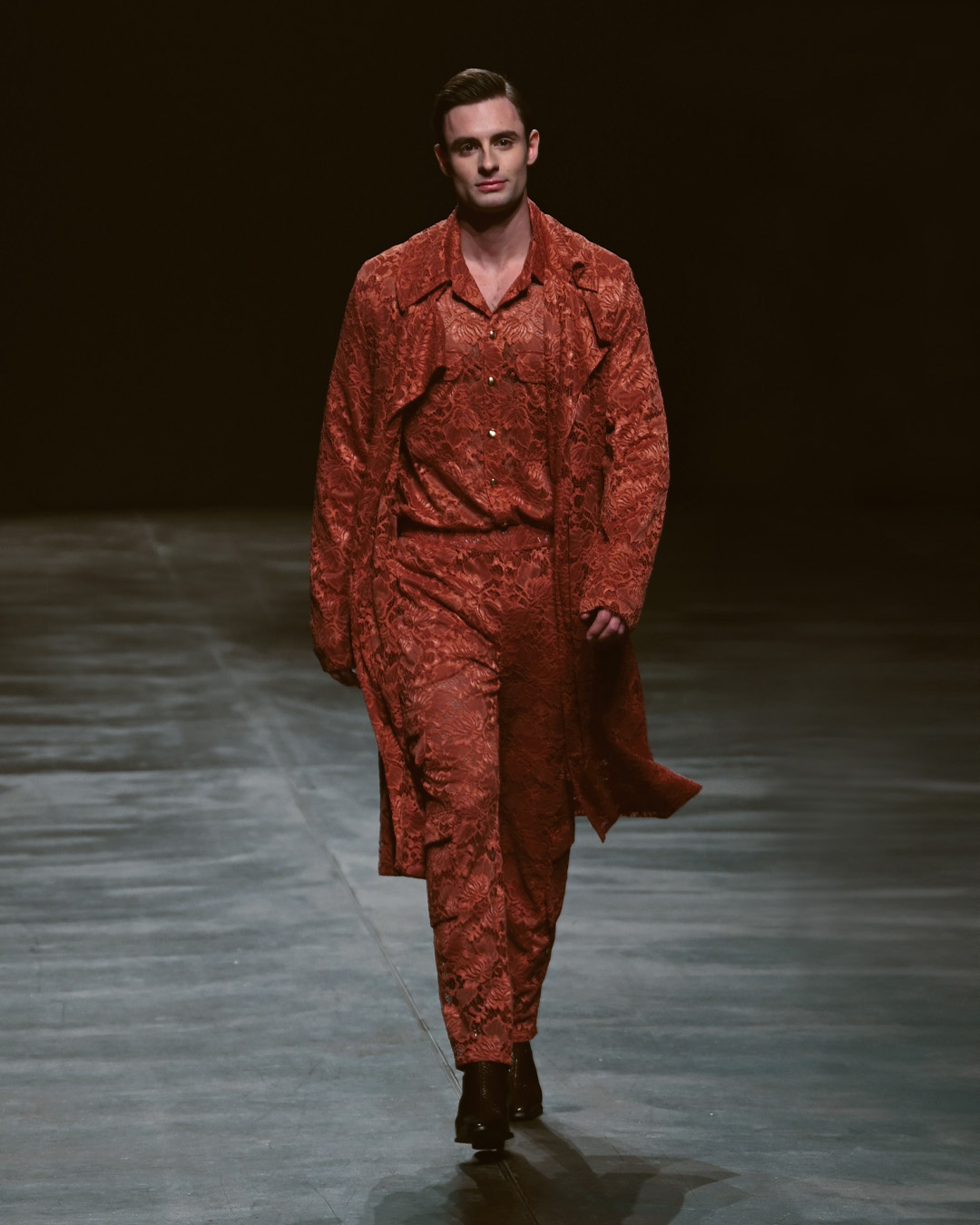 Marcel Ostertag AW2024 at Berlin Fashion Week Look 32; Runway Photography: The Fashion Fold