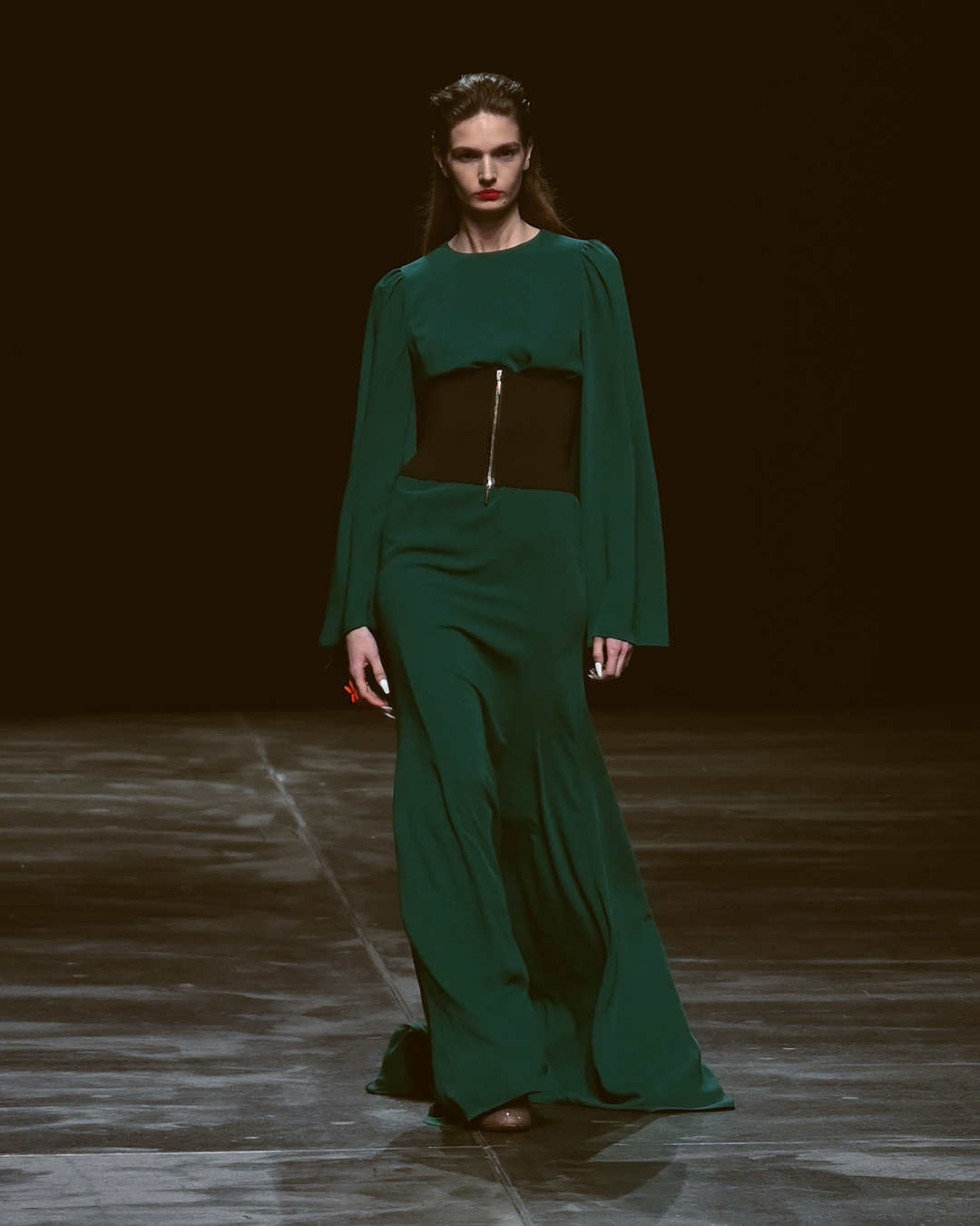 Marcel Ostertag AW2024 at Berlin Fashion Week Look 55; Runway Photography: The Fashion Fold