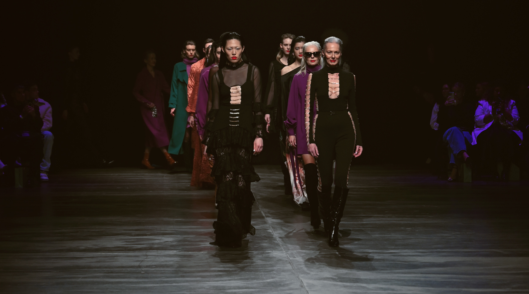 Marcel Ostertag AW2024 at Berlin Fashion Week Final Walk; Runway Photography: The Fashion Fold