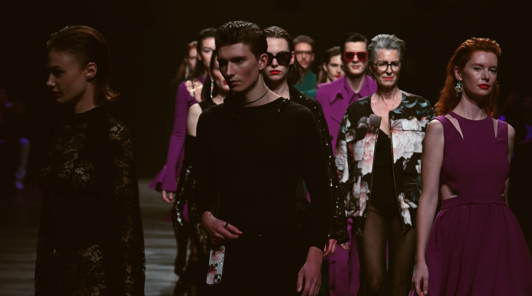 Marcel Ostertag AW2024 at Berlin Fashion Week Final Walk; Runway Photography: The Fashion Fold