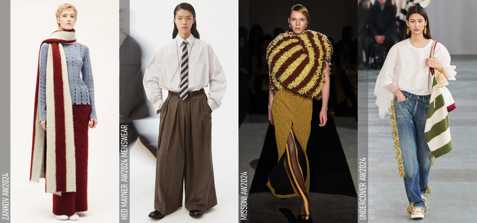 Zankov AW2024, Hed Mayner AW2024 Menswear, Missoni AW2024, Undercover AW2024