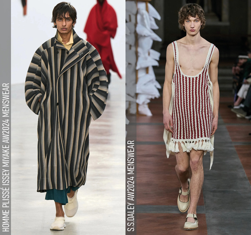 Homme Plissé Issey Miyake AW2024 Menswear, S.S.Daley AW2024 Menswear