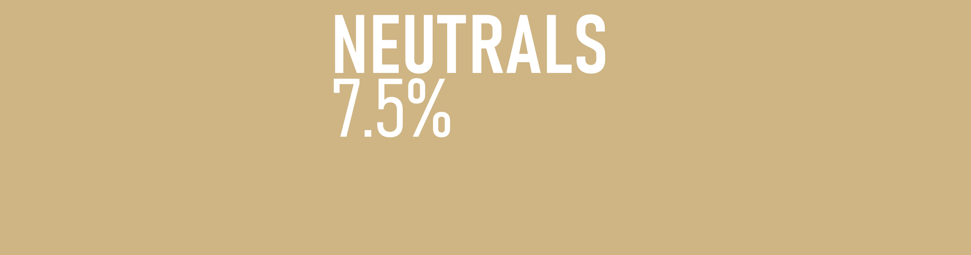 Neutrals - 7.5%