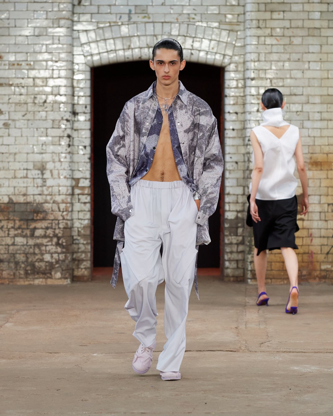 Qasimi SS2025 at Mens London Fashion Week