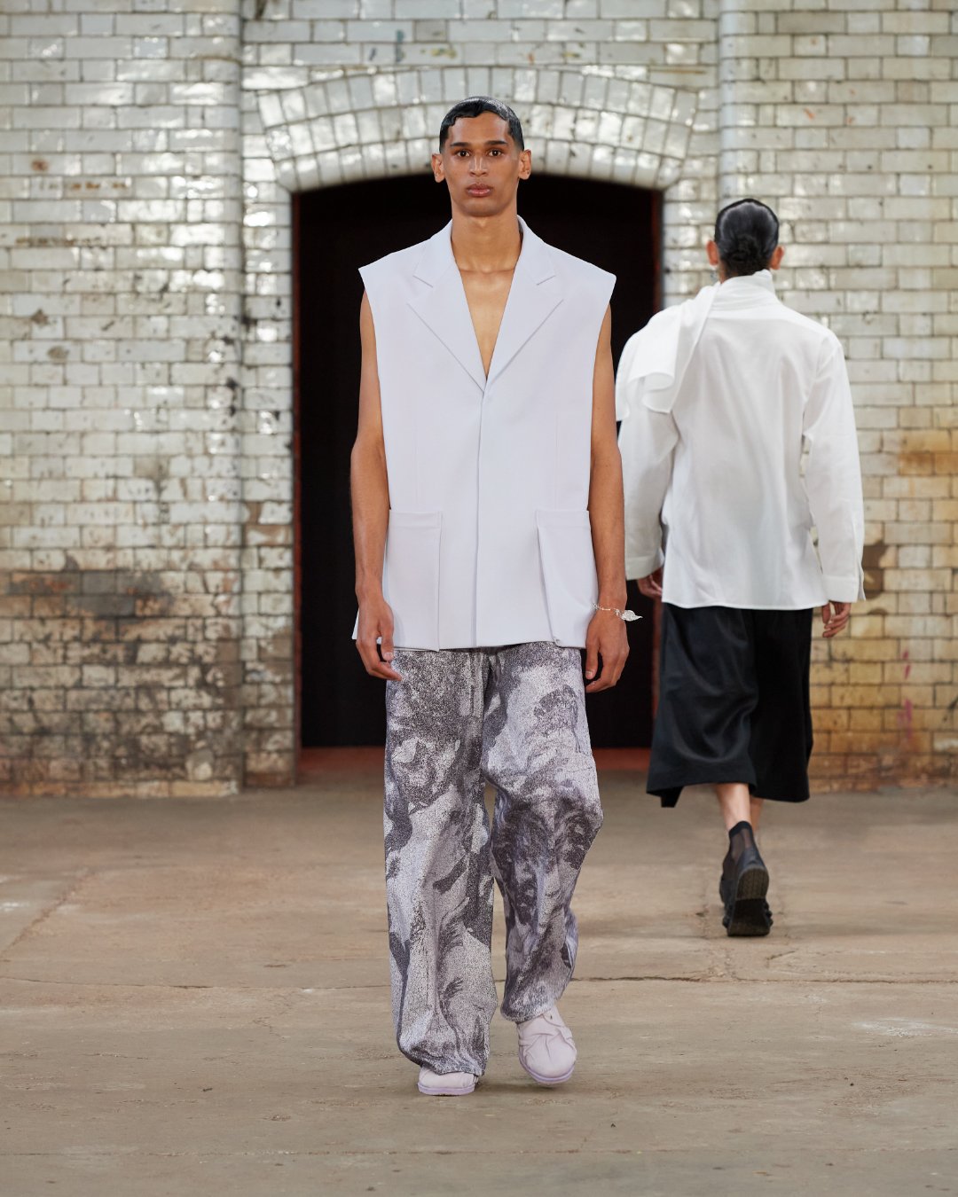 Qasimi SS2025 at Mens London Fashion Week