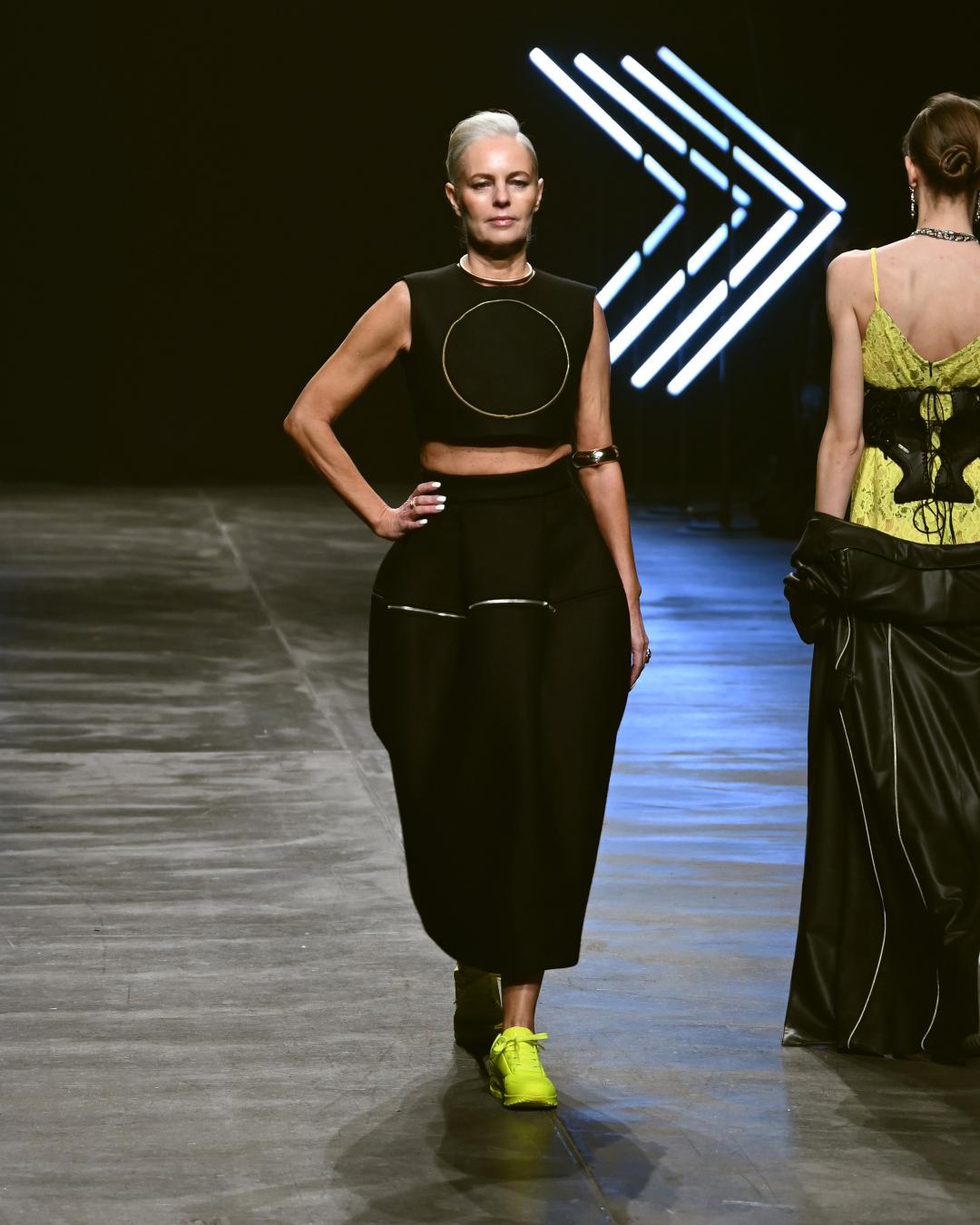 Rebekka Ruétz Fall 2024 at Berlin Fashion Week Look 19; Runway Photography: The Fashion Fold