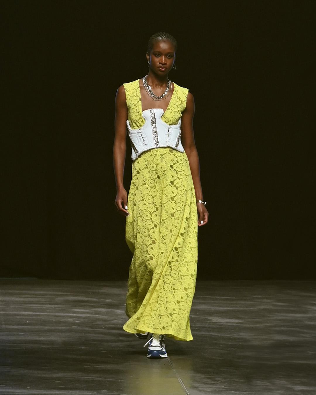 Rebekka Ruétz Fall 2024 at Berlin Fashion Week Look 21; Runway Photography: The Fashion Fold