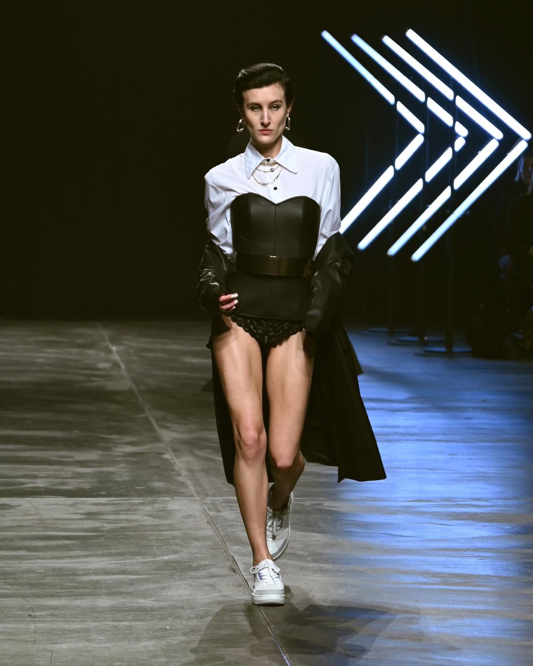 Rebekka Ruétz Fall 2024 at Berlin Fashion Week Look 33; Runway Photography: The Fashion Fold
