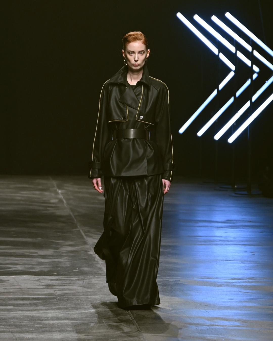 Rebekka Ruétz Fall 2024 at Berlin Fashion Week Look 7; Runway Photography: The Fashion Fold