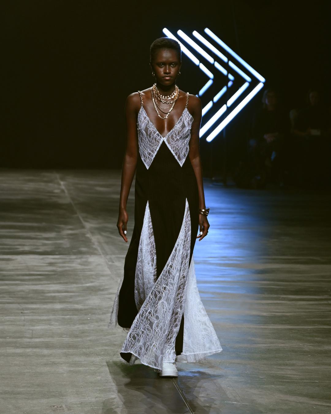 Rebekka Ruétz Fall 2024 at Berlin Fashion Week Look 31; Runway Photography: The Fashion Fold